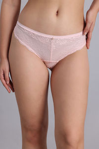 Zivame Forever Yours Low Rise Full Coverage Bikini Panty - Rose Quartz — thumbnail 4